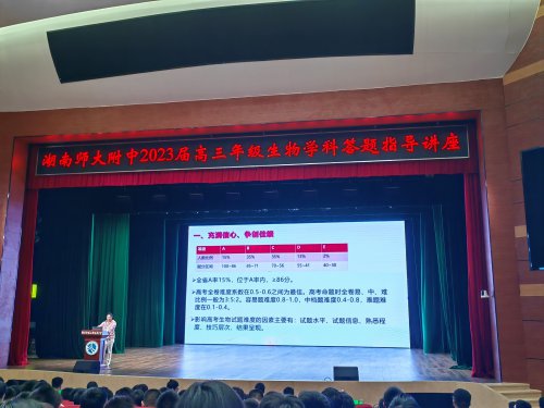 生命不息,奋斗不止 ——bbin直营网高三复习生物答题指导
